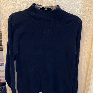 FINAL MARKDOWN Jack mulqueen silk mock neck top medium